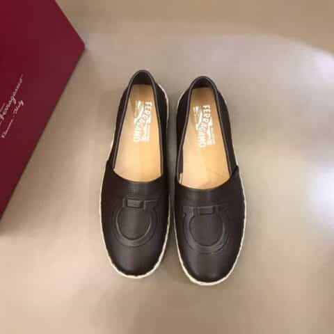 Ferragamo 菲拉格慕 2021高端GANCINI男士休闲乐福鞋