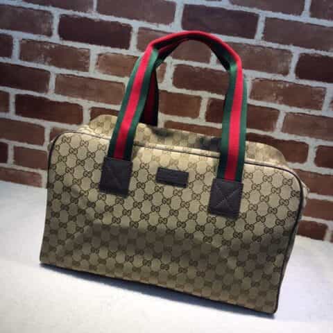 GUCCI古驰双G帆布手提包153240