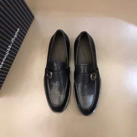 Zegna/杰尼亚 进口头层牛皮制作高端男士商务休闲皮鞋