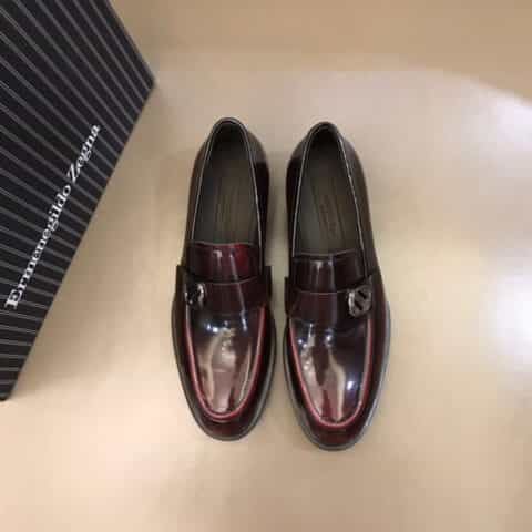 Zegna/杰尼亚 进口头层牛皮制作高端男士商务休闲皮鞋