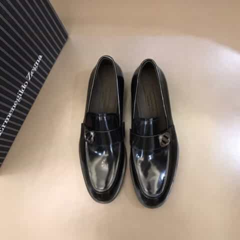 Zegna/杰尼亚 进口头层牛皮制作高端男士商务休闲皮鞋