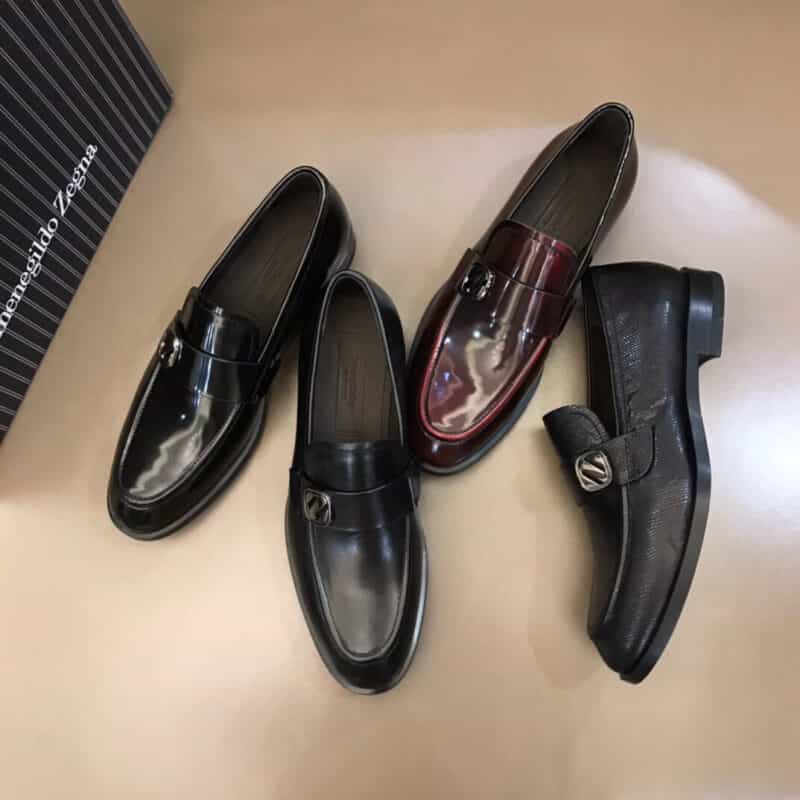 Zegna/杰尼亚 进口头层牛皮制作高端男士商务休闲皮鞋