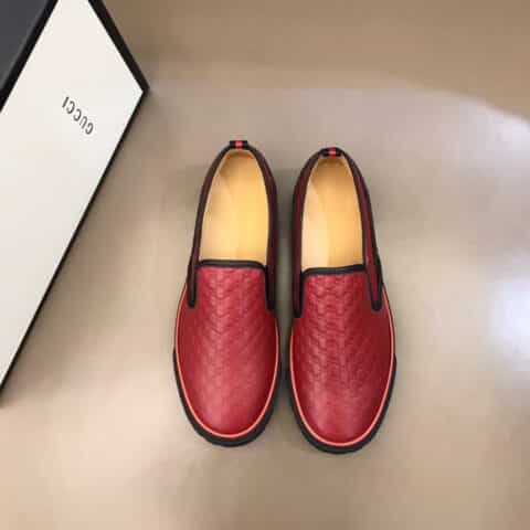 Gucci古驰 G家 Tennis 1977系列全真皮系列平板鞋
