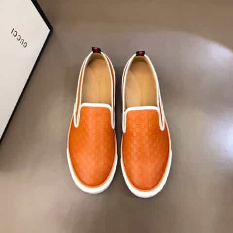 Gucci古驰 G家 Tennis 1977系列全真皮系列平板鞋
