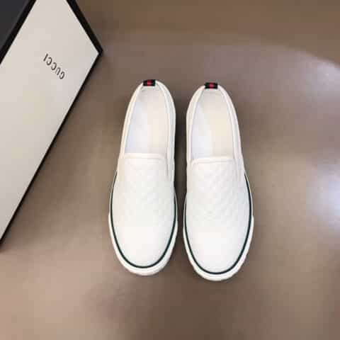 Gucci古驰 G家 Tennis 1977系列全真皮系列平板鞋