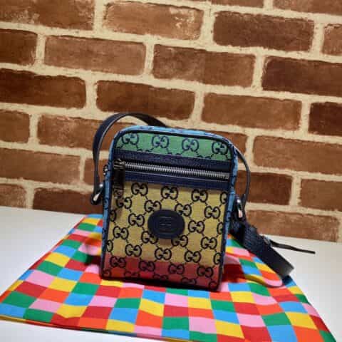 GUCCI古驰GG Multicolor系列手袋658659