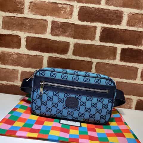 GUCCI古驰GG Multicolor系列腰包658657