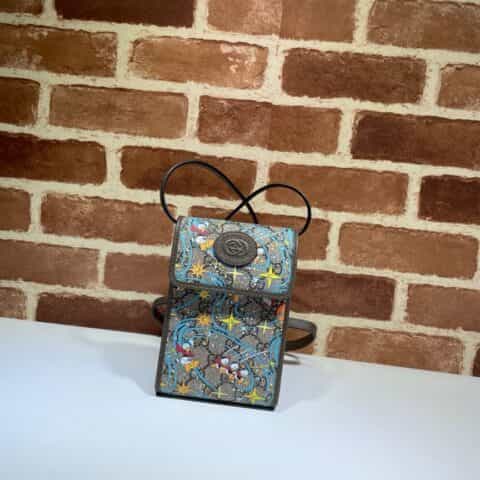 GUCCI古驰Disney x Gucci唐老鸭印花迷你手袋647927