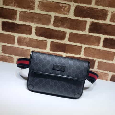 GUCCI古驰GG Supreme帆布腰包598113