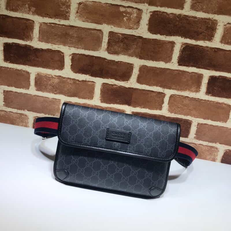 GUCCI古驰GG Supreme帆布腰包598113