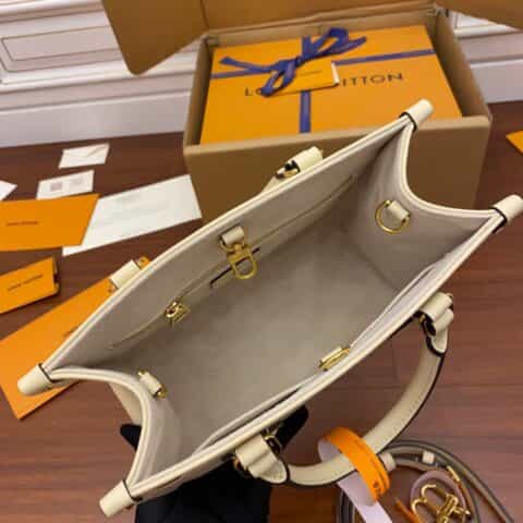 Louis Vuitton LV Onthego小号Tote包 M45654奶白色