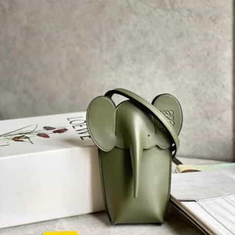 Loewe罗意威 小象手机包 0557墨绿色