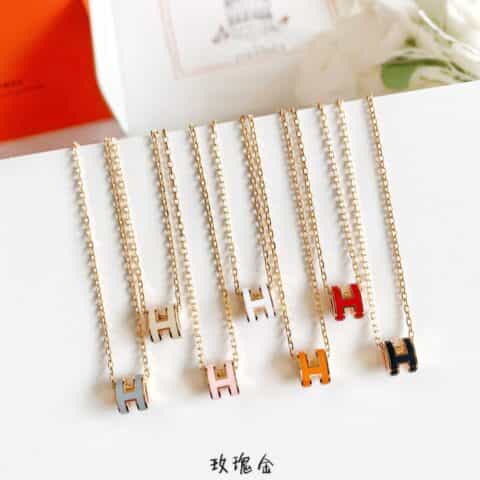 王朝的血统 爱马仕HERMES Mini Pop H项链