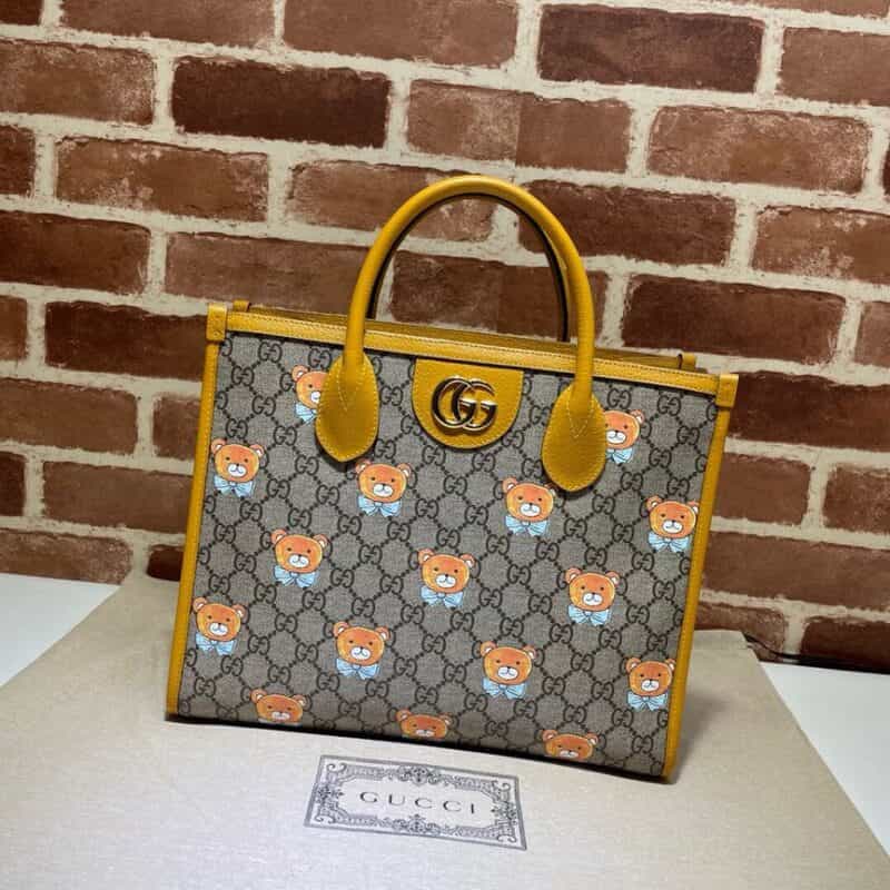 GUCCI古驰小熊图案托特包660531