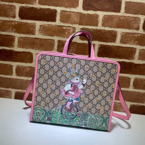 GUCCI古驰大兔印花儿童托特包630542