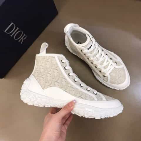 DIOR迪奥 2021新品原单品质 B28 Oblique 印花高帮情侣运动鞋