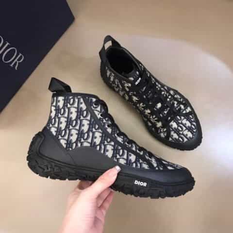 DIOR迪奥 2021新品原单品质 B28 Oblique 印花高帮情侣运动鞋