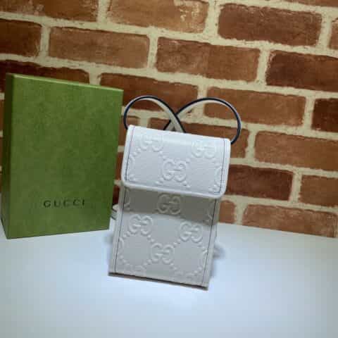 GUCCI古驰GG印花压纹迷你手袋625571