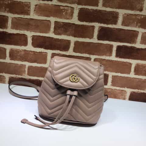 GUCCI古驰2018早秋新款Marmont背包双肩包528129