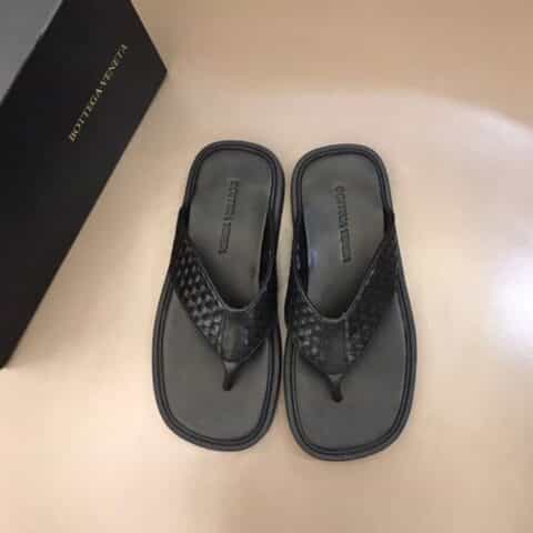 BV葆蝶家 2021春夏真皮编织进口牛皮拖鞋