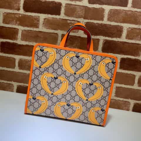 GUCCI古驰儿童Nina Dzyvulska印花托特包605614