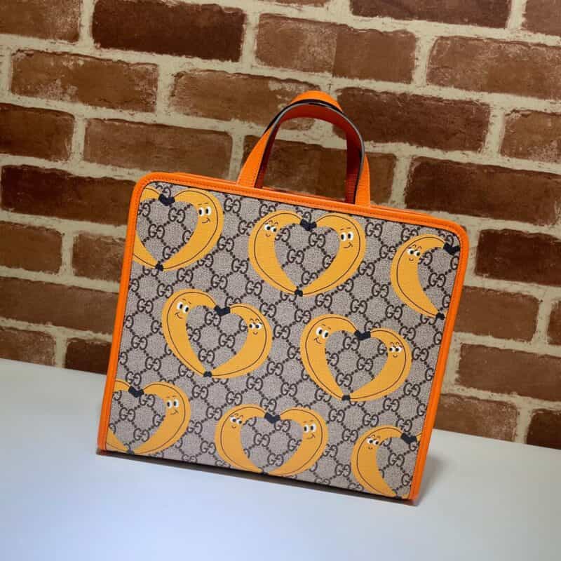 GUCCI古驰儿童Nina Dzyvulska印花托特包605614
