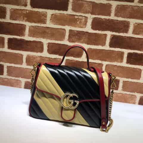 GUCCI古驰GG Marmont系列小号手提包498110