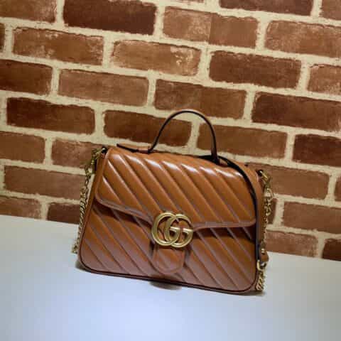 GUCCI古驰GG Marmont系列小号手提包498110