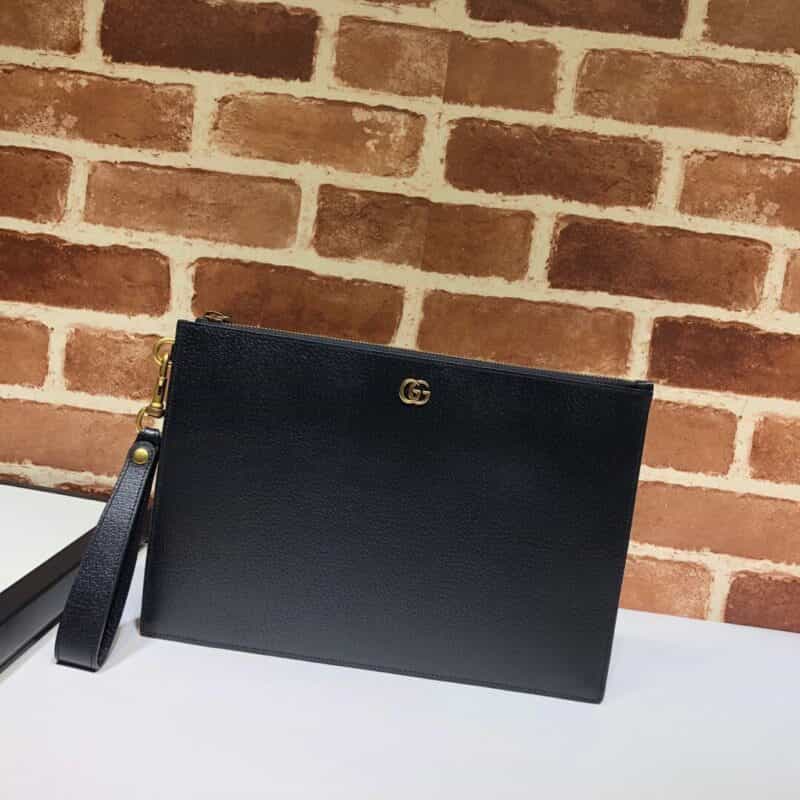 GUCCI古驰GG Marmont系列皮革手拿包475317