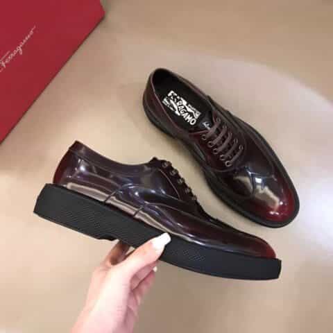 Ferragam菲拉格慕 2021高端男士精品男士牛津鞋正装鞋