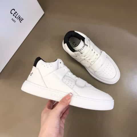 CELINE赛琳 SS21 情侣高帮魔术贴运动鞋