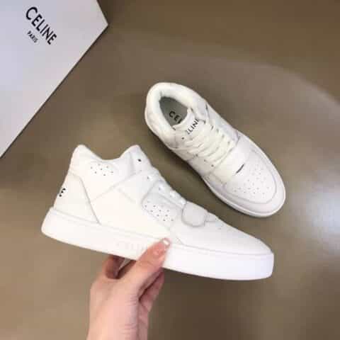 CELINE赛琳 SS21 情侣高帮魔术贴运动鞋