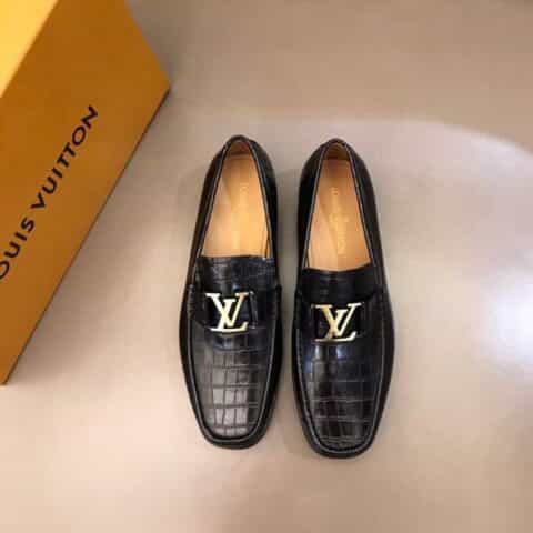 LV/路易威登 进口头层牛皮,水染头层牛里经典男士商务皮鞋