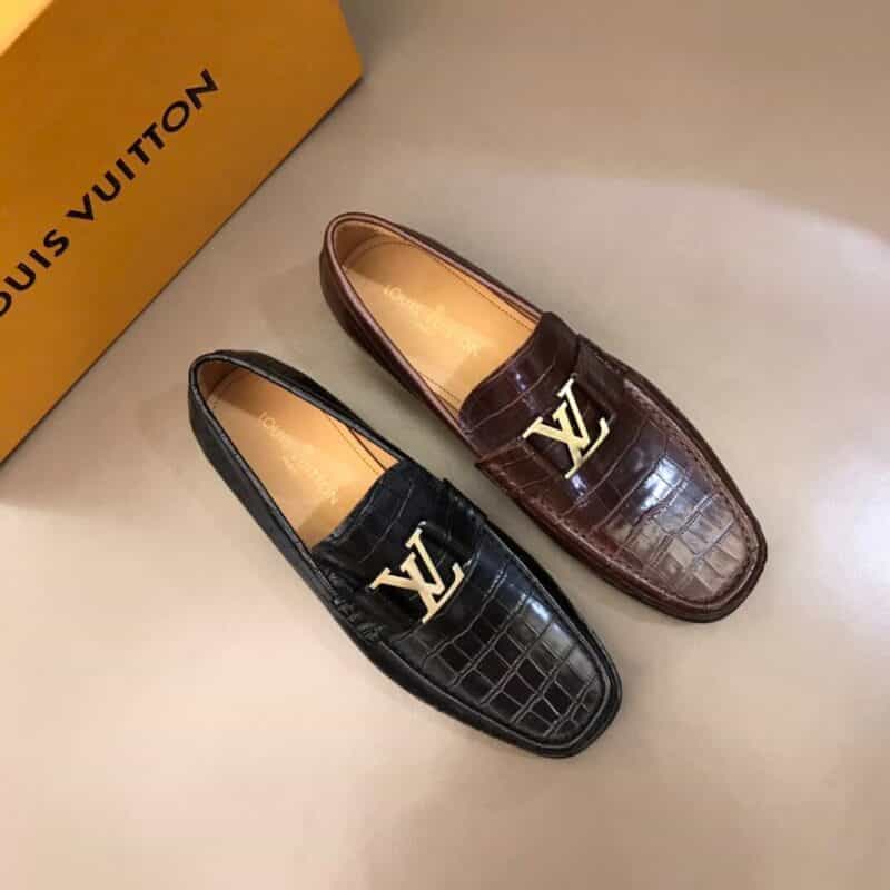 LV/路易威登 进口头层牛皮,水染头层牛里经典男士商务皮鞋