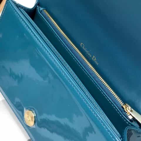 Dior 菱格纹经典款三合一 2094A深海蓝 漆皮