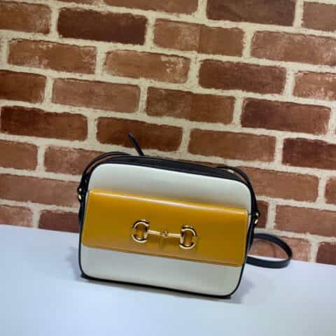GUCCI古驰马衔扣1955系列小号肩背包645454
