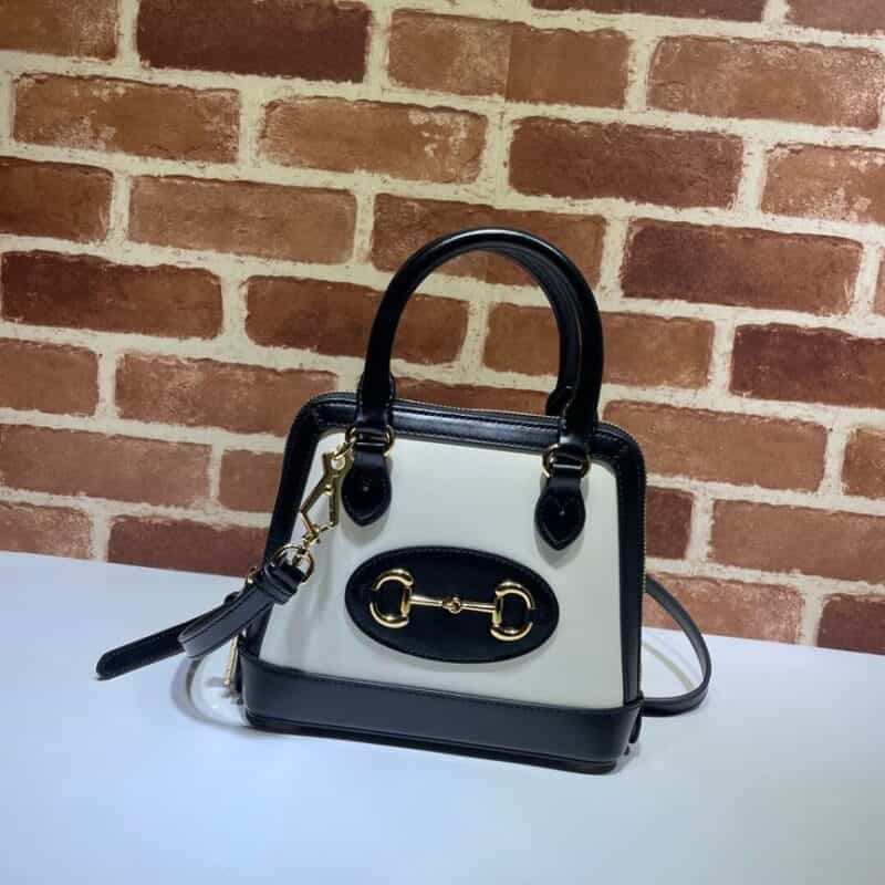 GUCCI古驰马衔扣1955系列迷你手提包640716