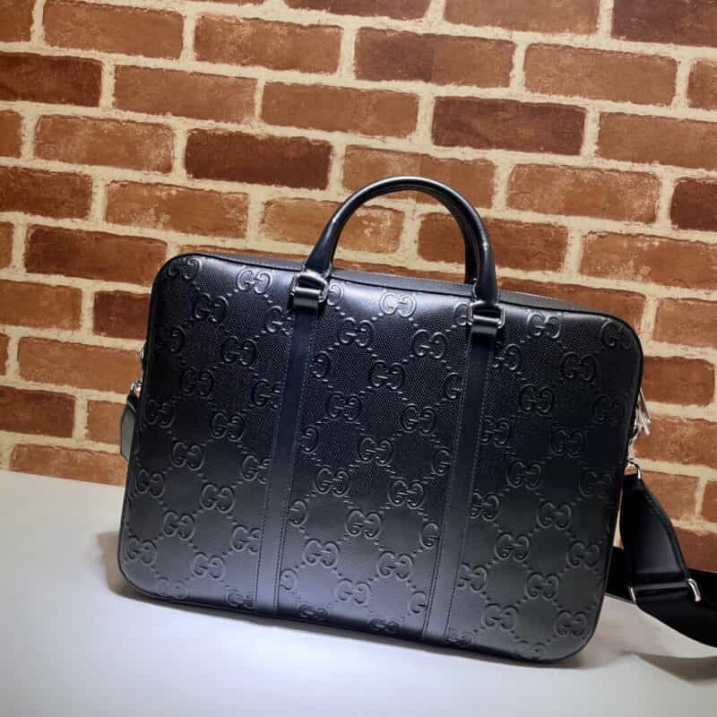 GUCCI古驰GG印花压纹公文包658573