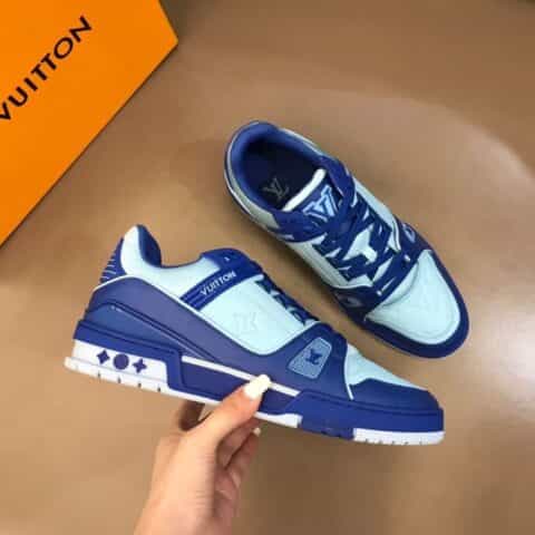 LV/路易威登 2021春夏新配色,男士Trainer运动鞋