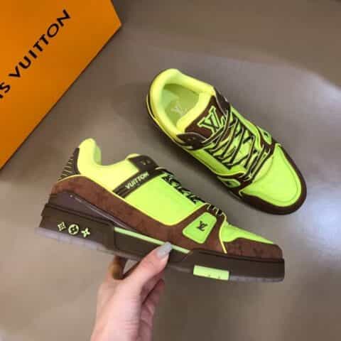LV/路易威登 2021春夏新配色,男士Trainer运动鞋