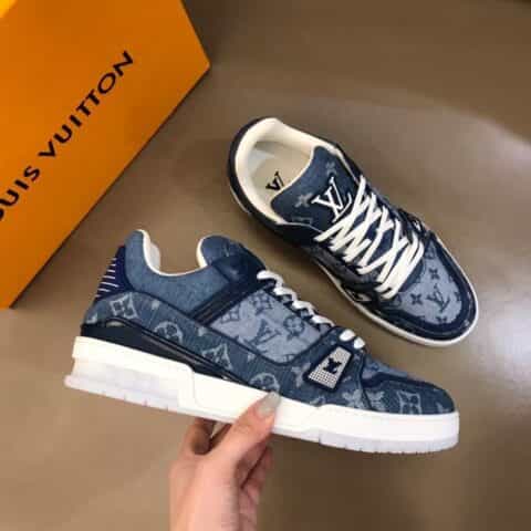 LV/路易威登 2021春夏新配色,男士Trainer运动鞋