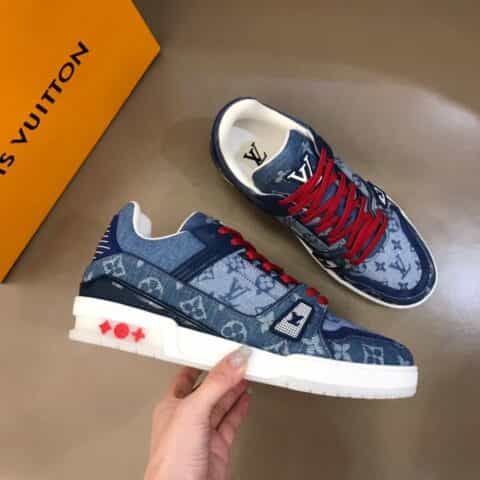 LV/路易威登 2021春夏新配色,男士Trainer运动鞋