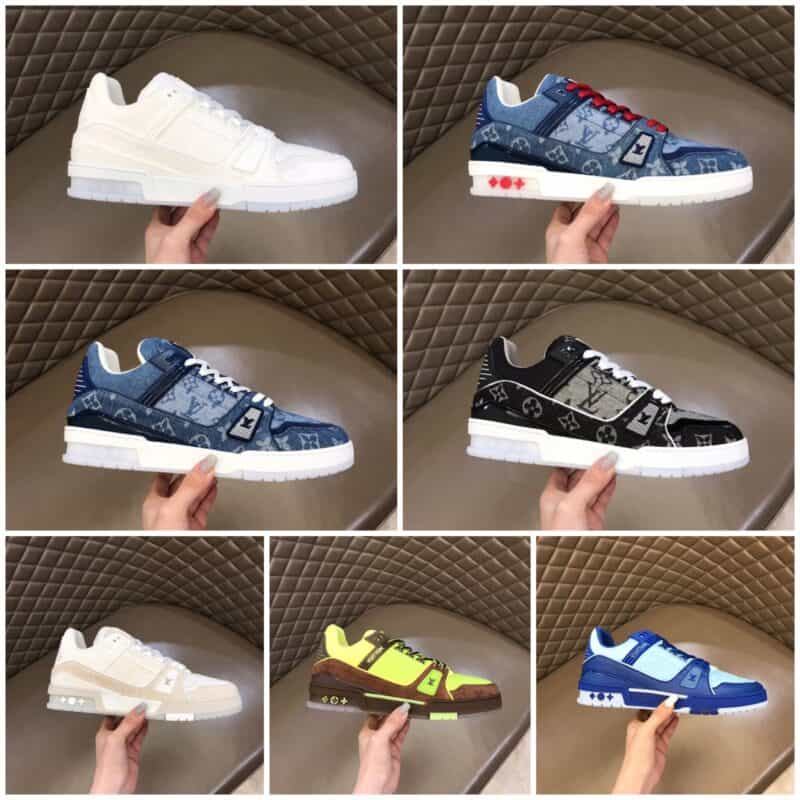 LV/路易威登 2021春夏新配色,男士Trainer运动鞋