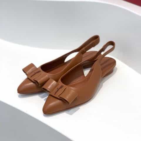 SF salvatore Ferraga*o 菲拉*慕2021新款viva系列后空露跟粗跟凉鞋