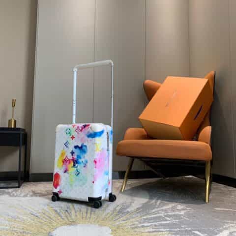 LV路易威登缤纷水彩Horizon 55 拉杆箱
