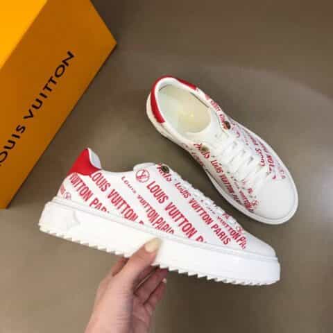 LV/路易威登 平纹小牛皮制成厚底情侣运动鞋