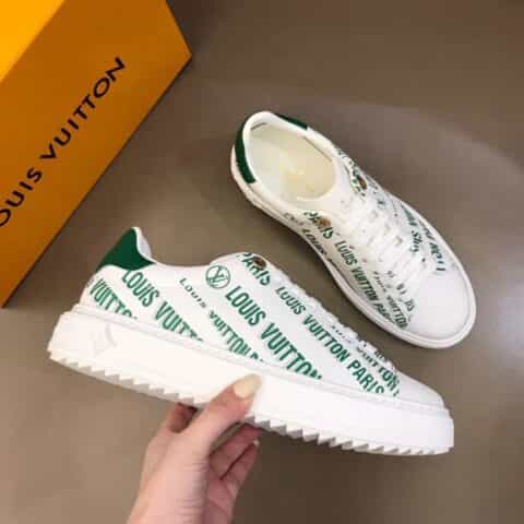 LV/路易威登 平纹小牛皮制成厚底情侣运动鞋