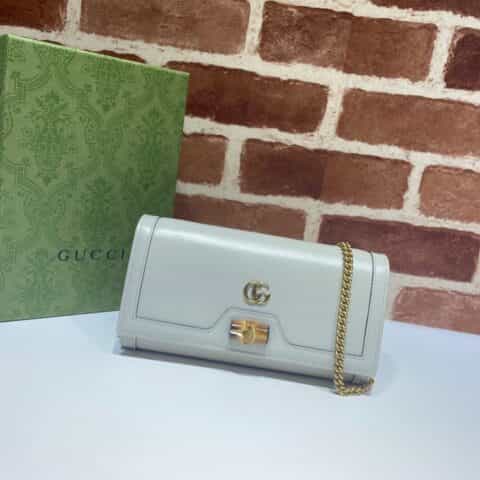 GUCCI古驰Diana竹节链带钱包658243