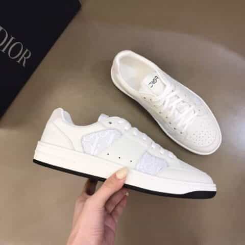 DIOR迪奥 透气网纱拼接头层牛皮低帮B27休闲运动鞋