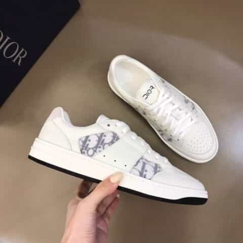 DIOR迪奥 透气网纱拼接头层牛皮低帮B27休闲运动鞋